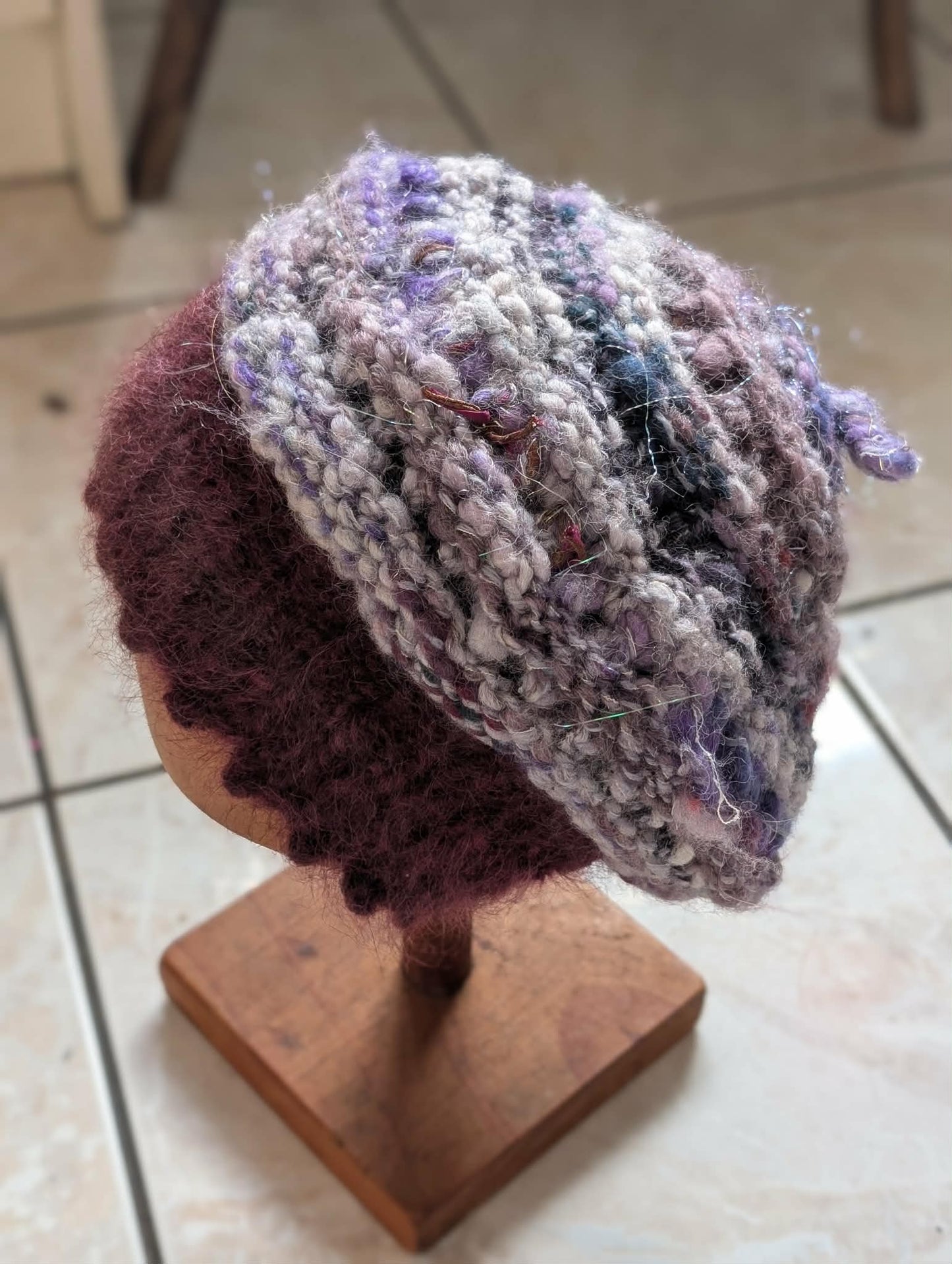 Textured Woollen Hat $65