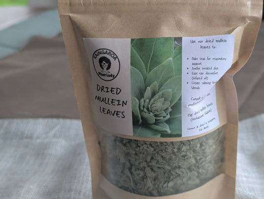 15g Dried Mullein Leaves (Verbascum thapsus)