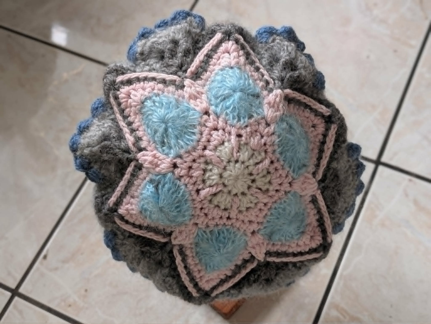 Crochet Mohair Wool Hat $65