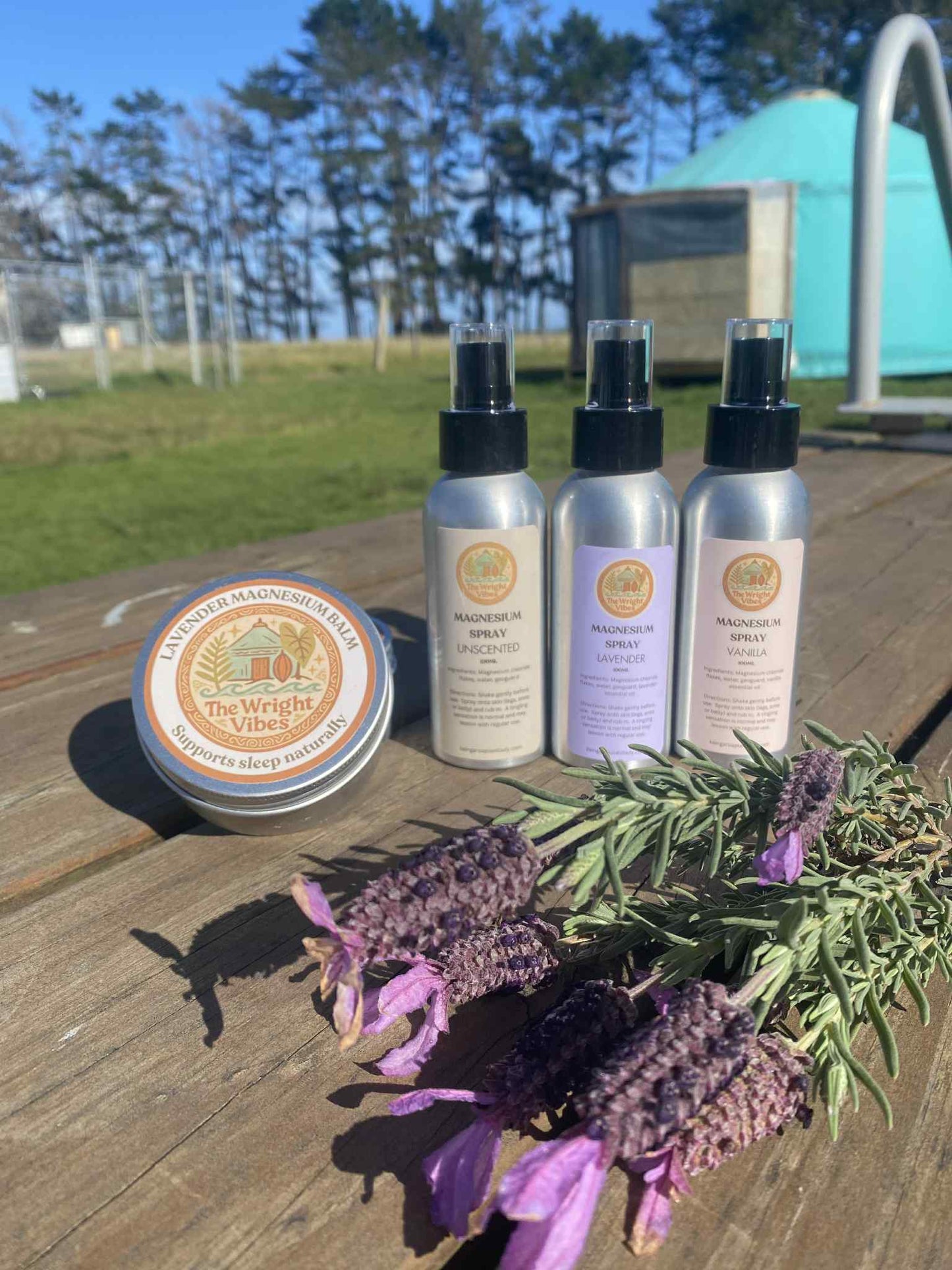 100ml Magnesium Spray (unscented, lavender or vanilla scent)