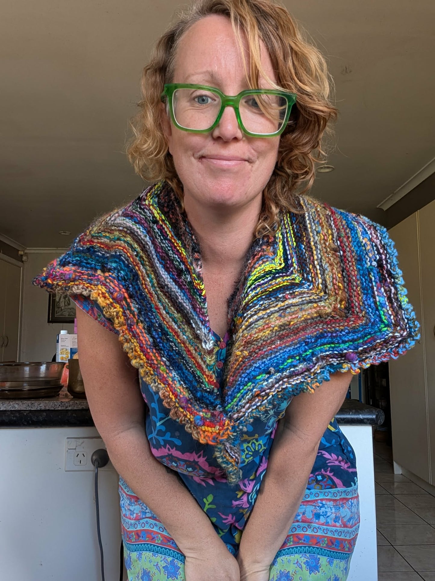 Hand Knit Artisan Collar $85 SOLD