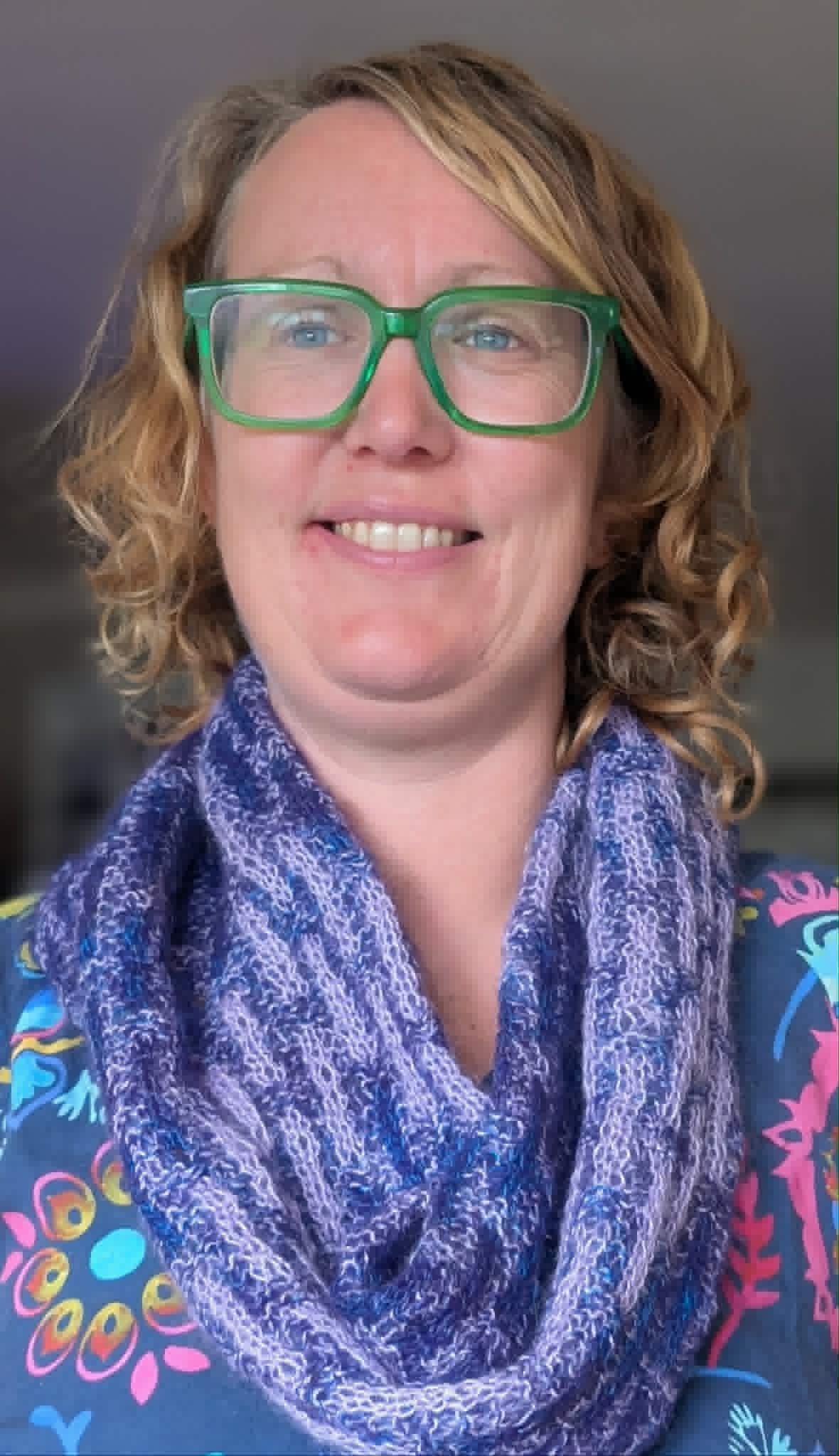 Hand Knit Mohair Wool Cowl $66
