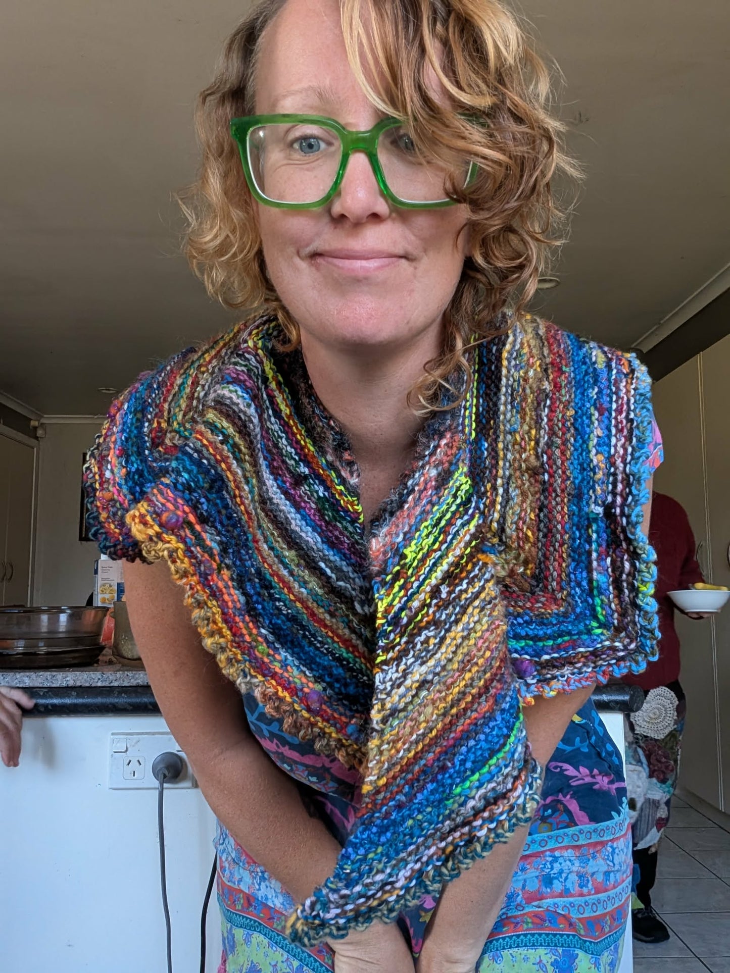 Hand Knit Artisan Collar $85 SOLD