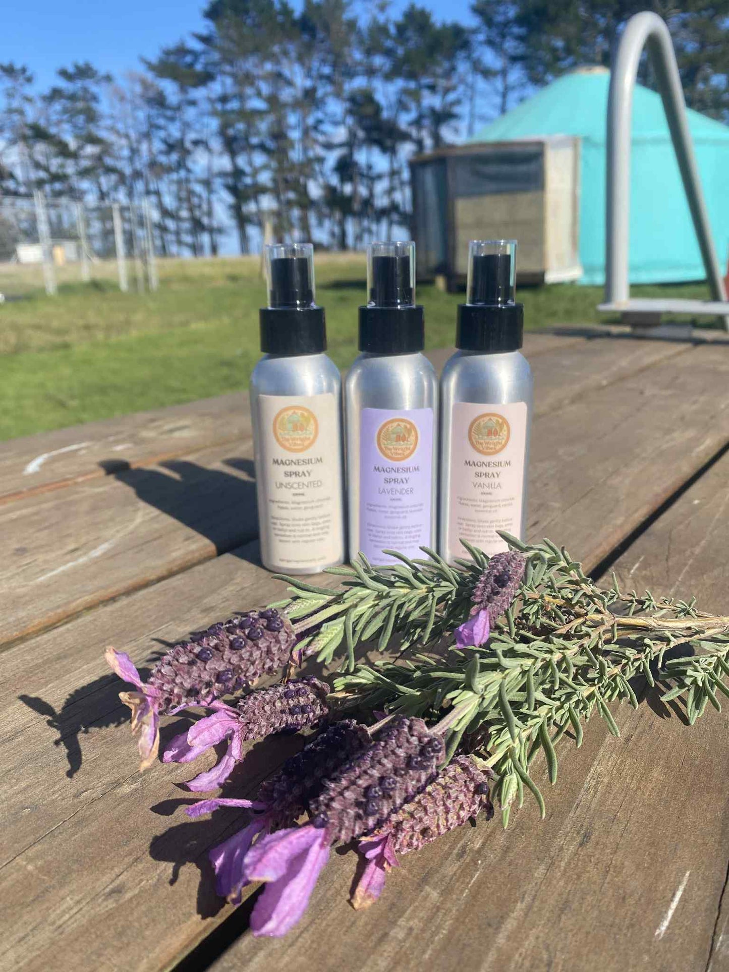 100ml Magnesium Spray (unscented, lavender or vanilla scent)