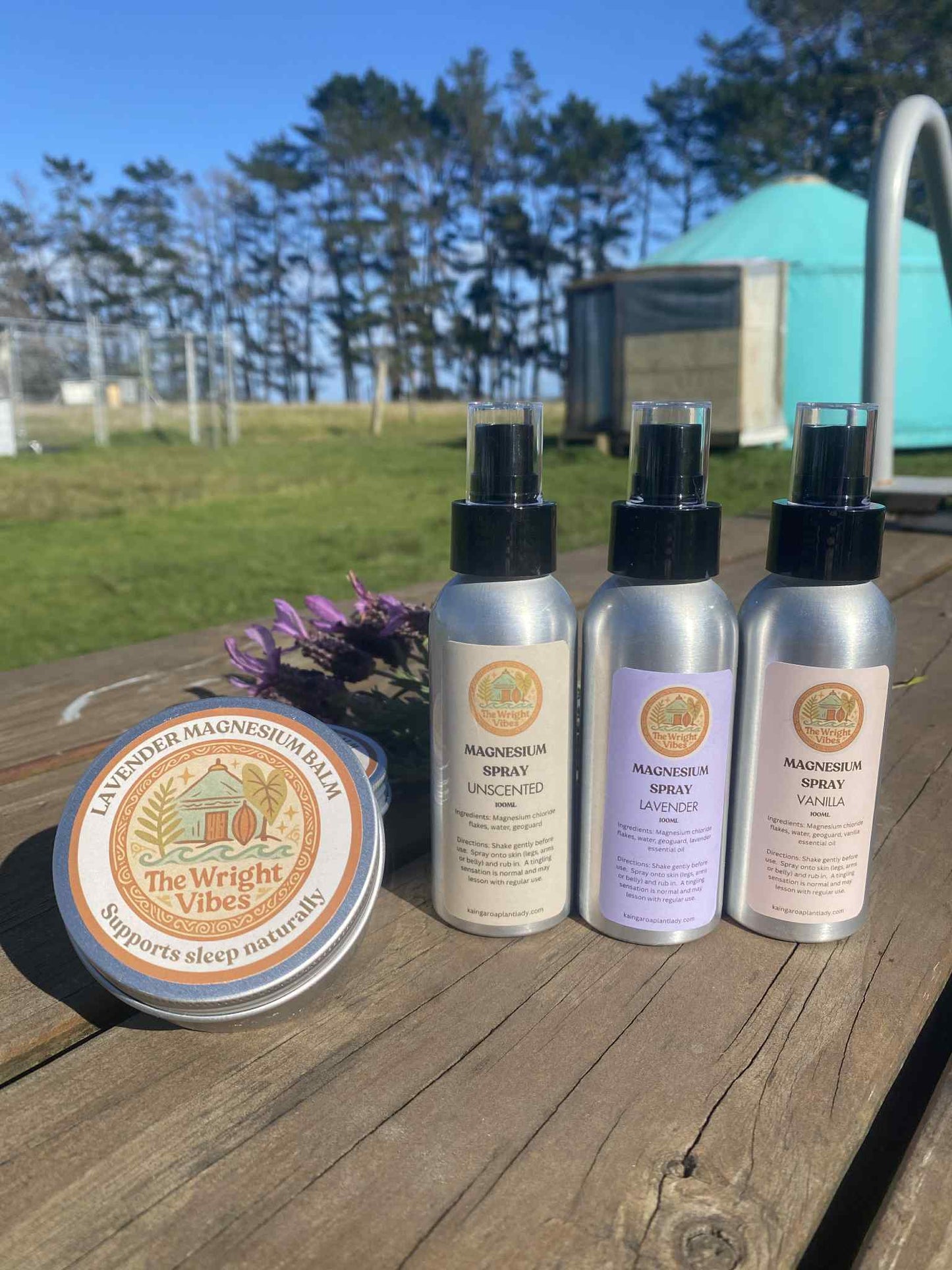 100ml Magnesium Spray (unscented, lavender or vanilla scent)