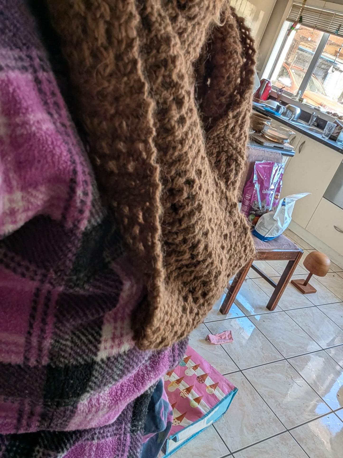 Hand Knit Infinity Scarf/Cowl $55