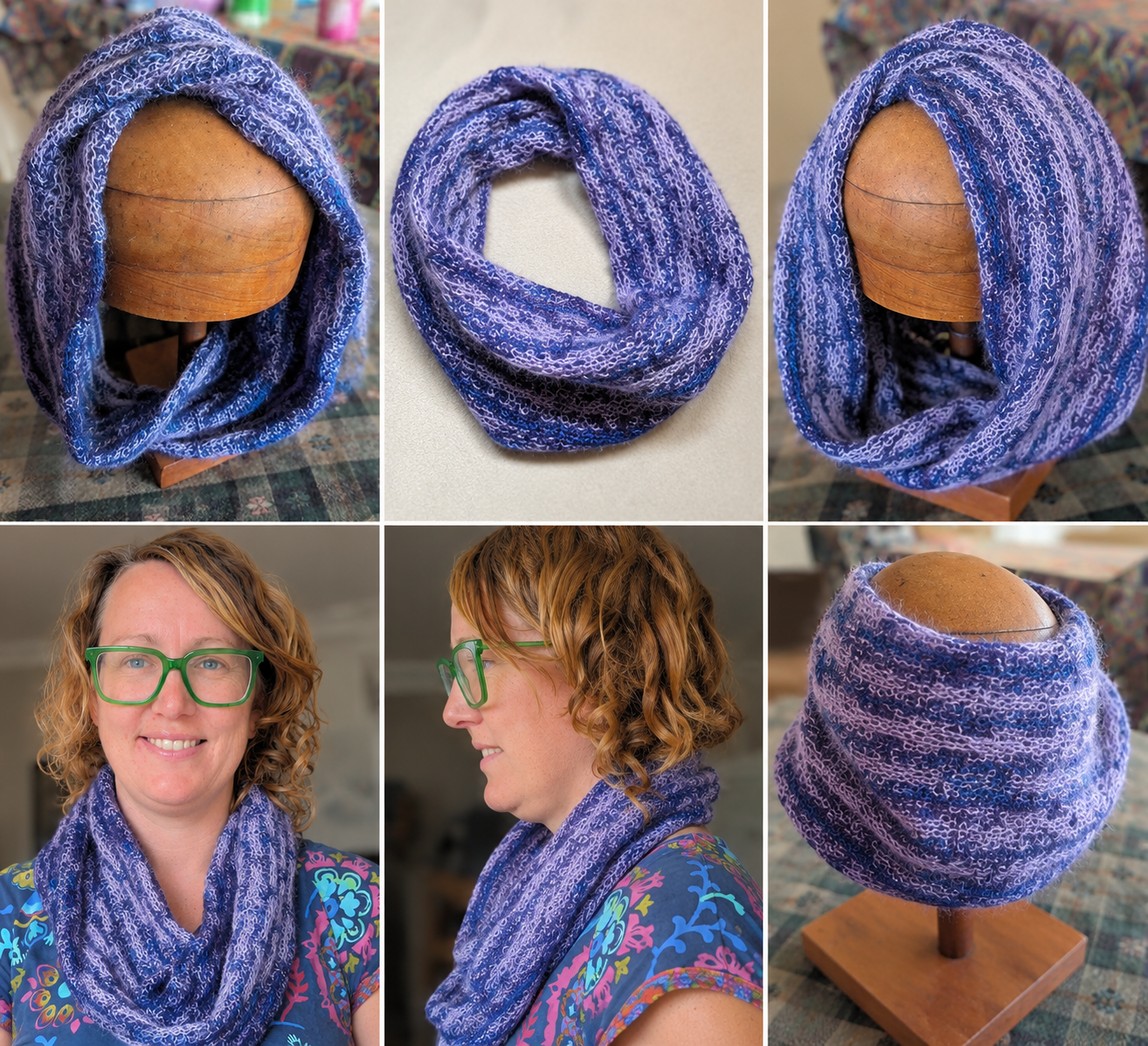 Hand Woven Mixed Fibre Scarf $50