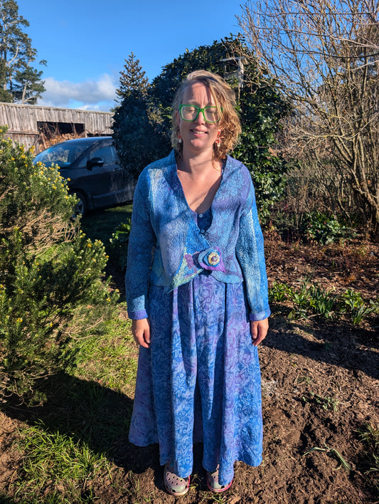 Merino & Silk Felt Jacket $385
