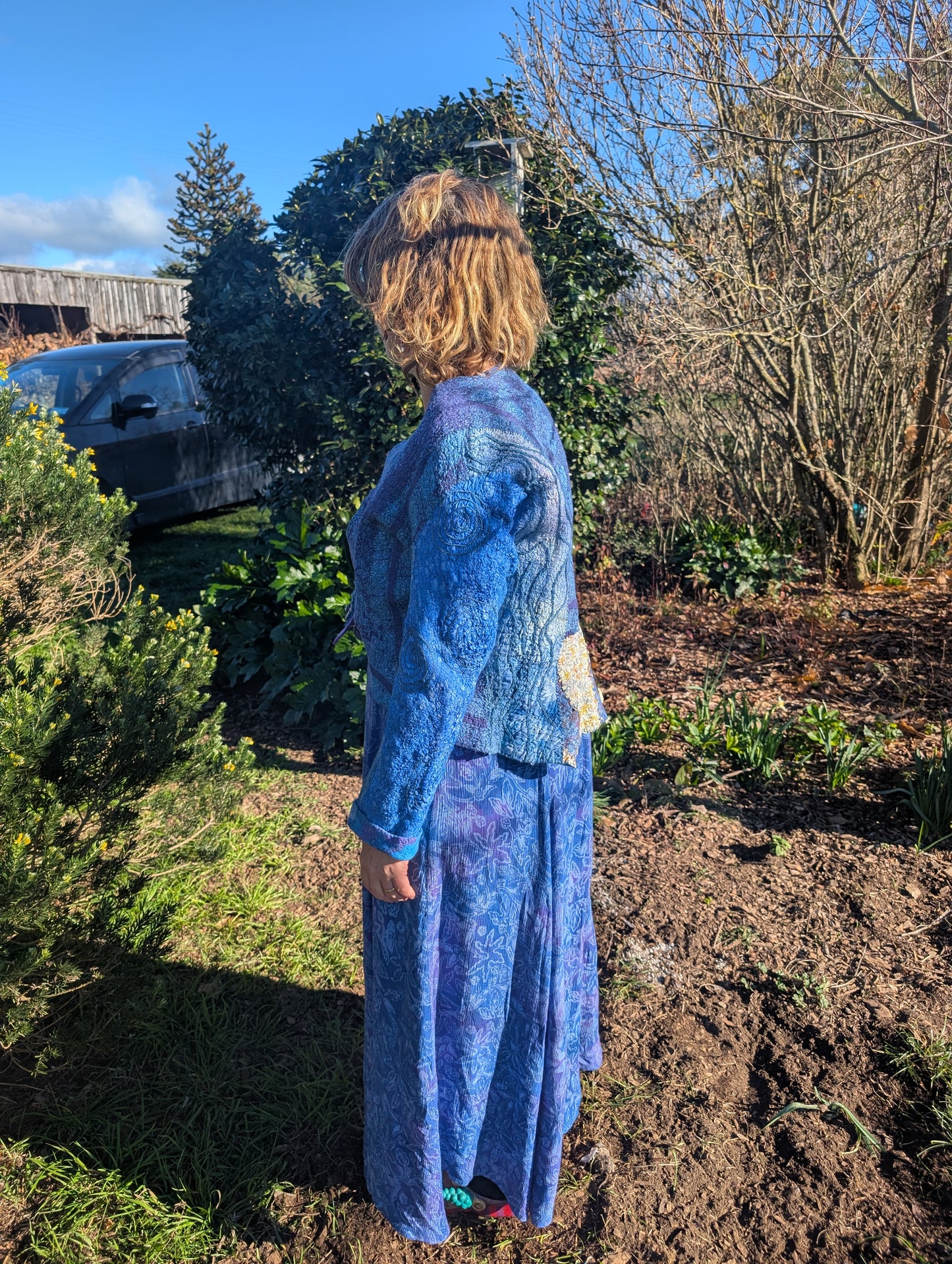 Merino & Silk Felt Jacket $385