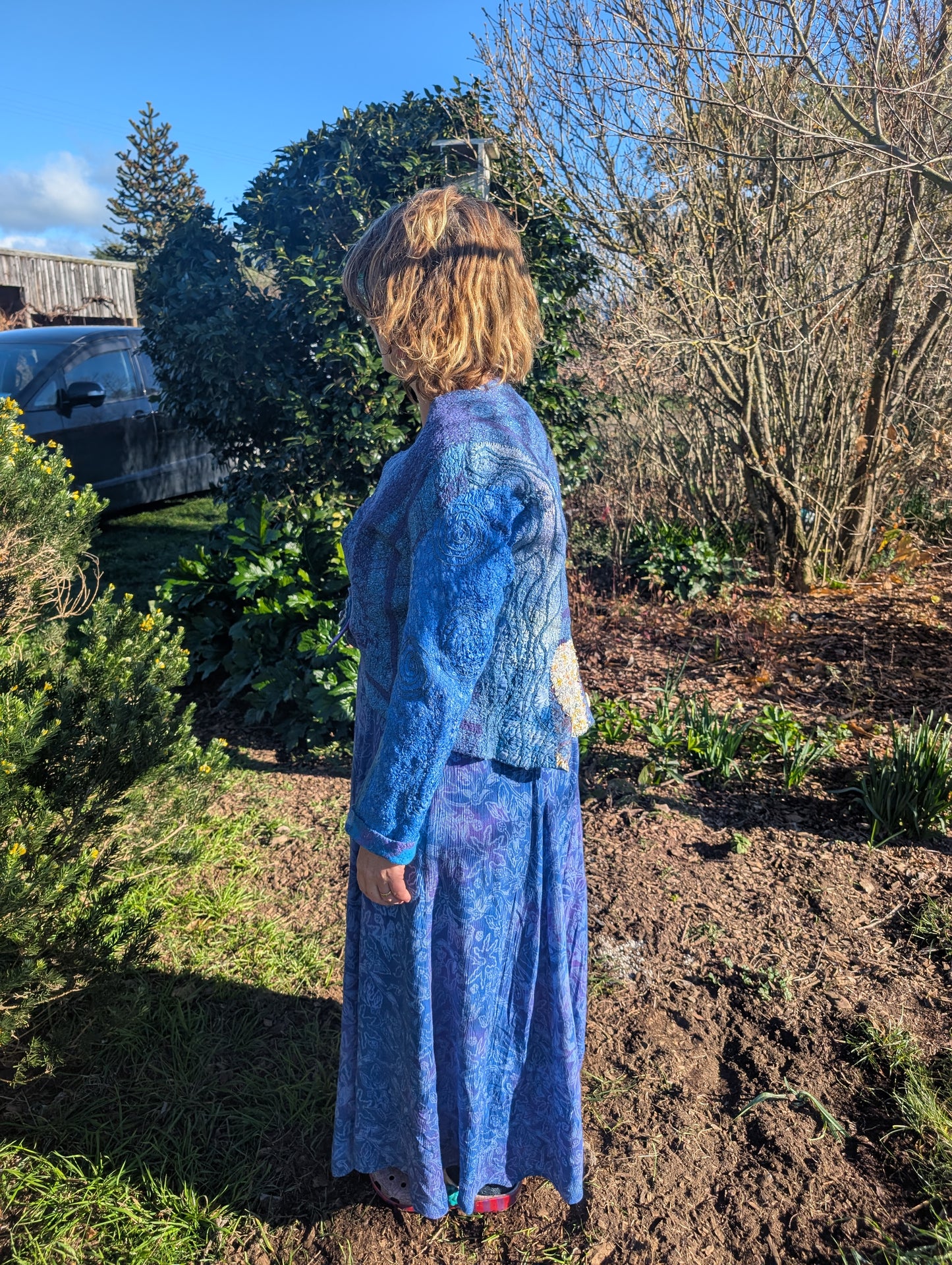Merino & Silk Felt Jacket $385