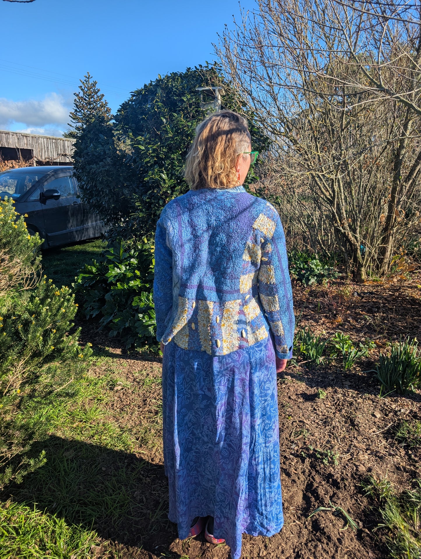 Merino & Silk Felt Jacket $385