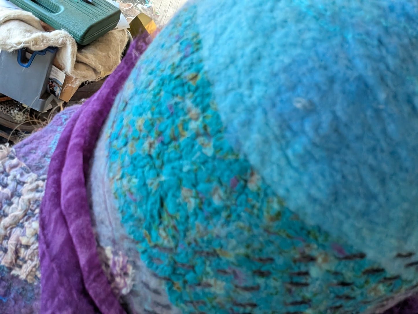 Hand Felted Art Hat $120