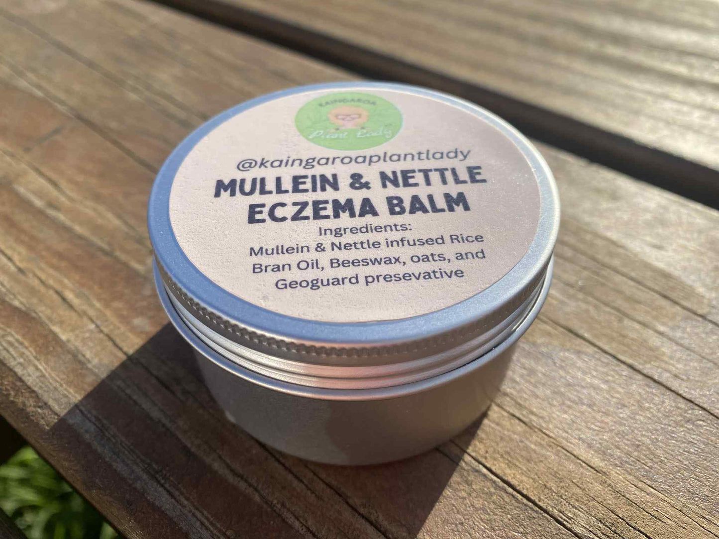 Mullein and Nettle Eczema Balm (unscented) 80g