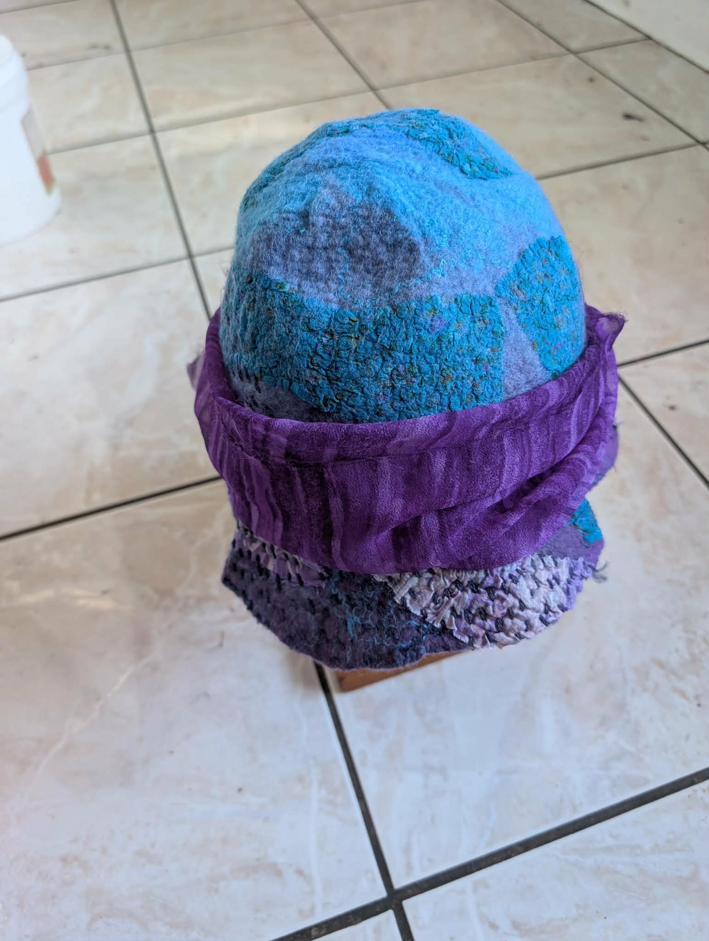 Hand Felted Art Hat $120