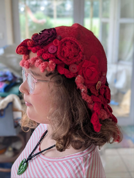 Ruby Rose Merino Felt Hat $120