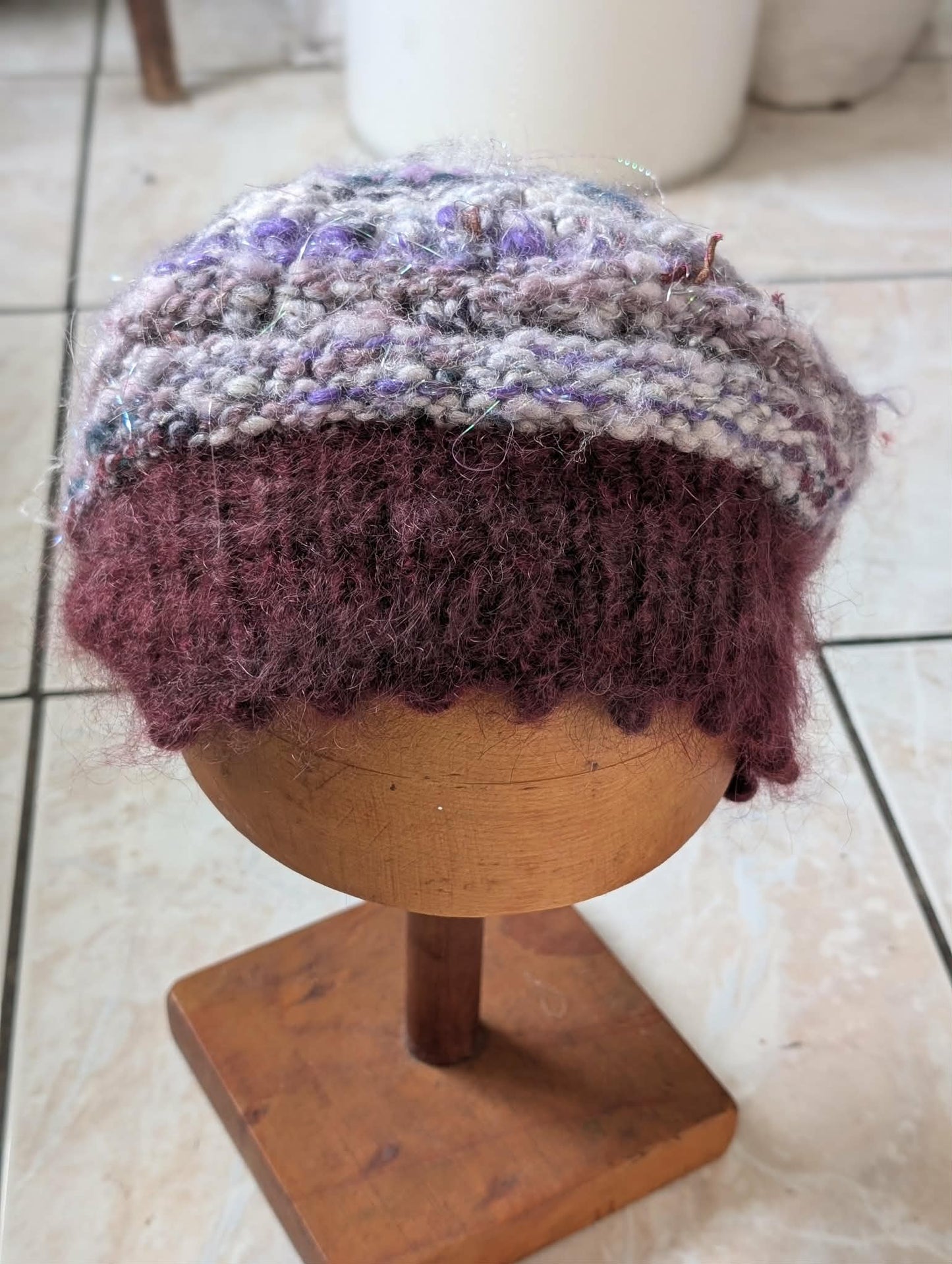 Textured Woollen Hat $65