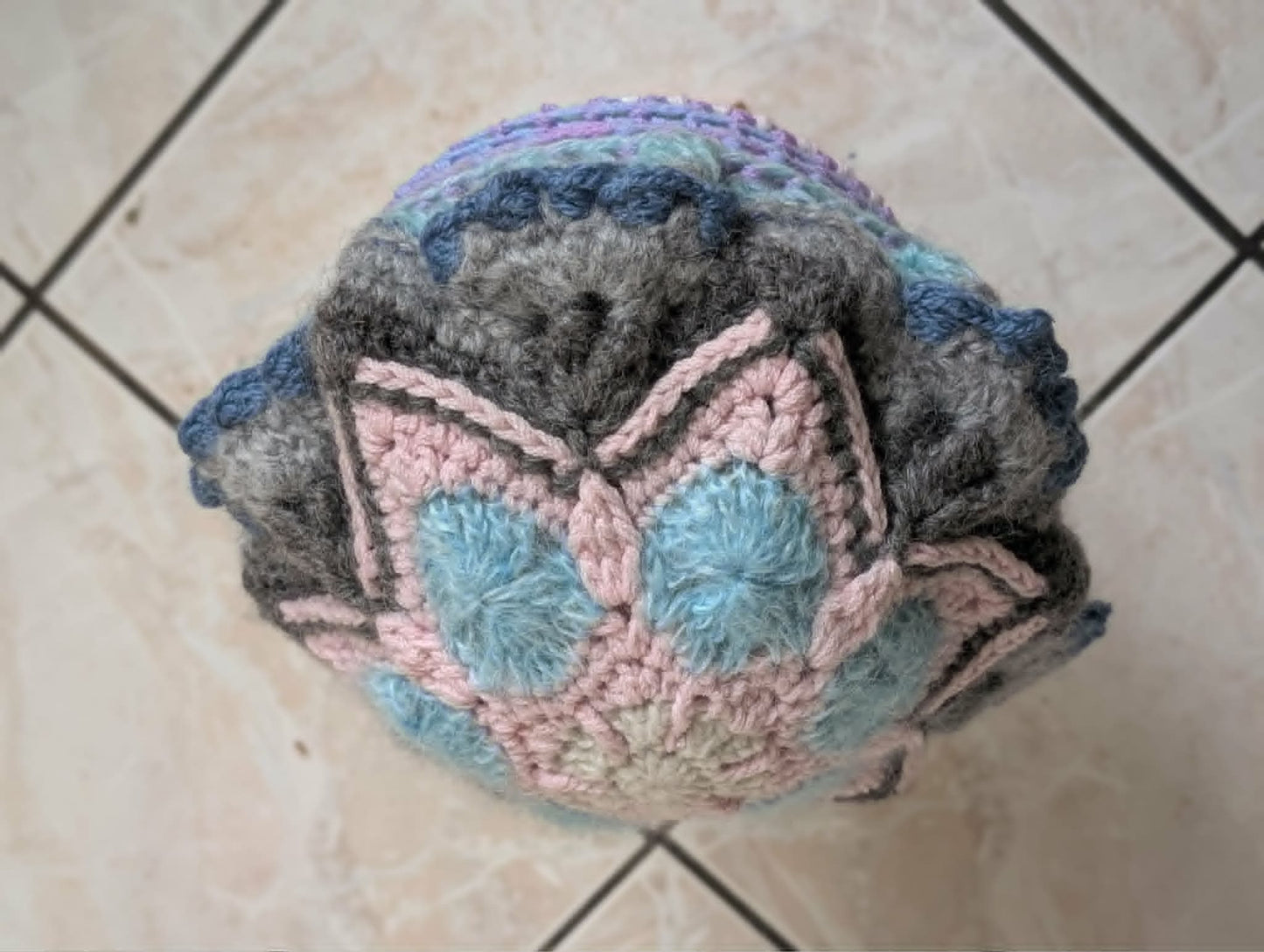 Crochet Mohair Wool Hat $65