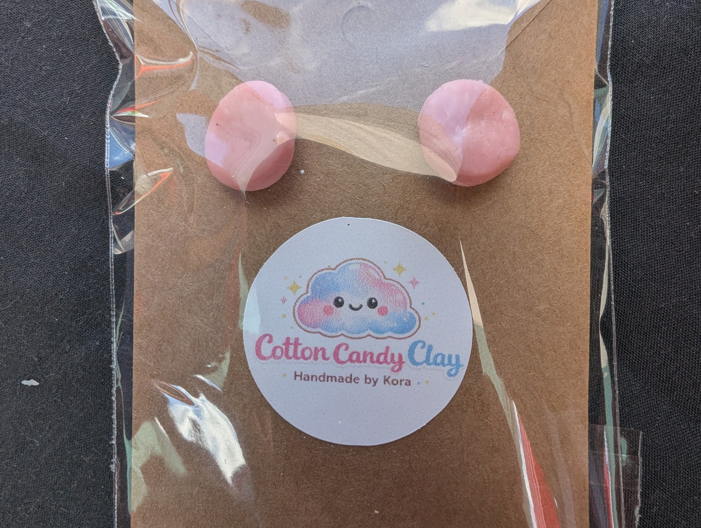 Cotton Candy Clay Earrings